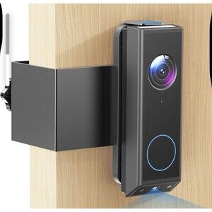 Anti-Theft Video Doorbell Mount for Eufy E340, Camera Mount, Black
